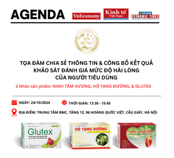 Sắp diễn ra “Công bố kết quả khảo sát người tiêu dùng 3 nhãn sản phẩm Glutex, Hộ Tạng Đường, Ninh Tâm Vương”